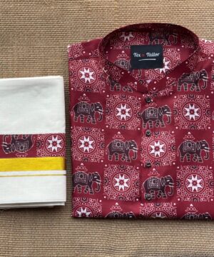 Kurthas printed with elephant smbols